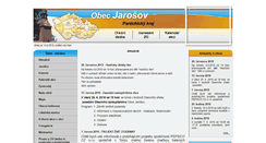 Desktop Screenshot of obecjarosov.cz