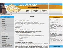 Tablet Screenshot of obecjarosov.cz